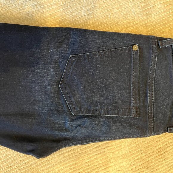 7 for all mankind - high waist skinny jeans in blue black river thames | size 25 - Picture 7 of 11